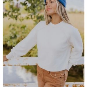 Roolee Cream Beige Synthetic Viscose Sweater